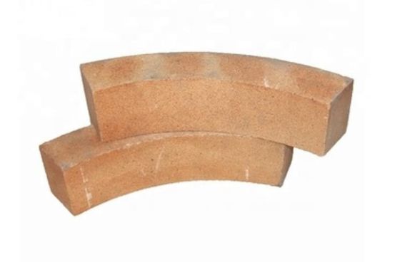 Ukuran Standar Bata Api Melengkung Fireclay Bata Tahan Api Tahan Panas