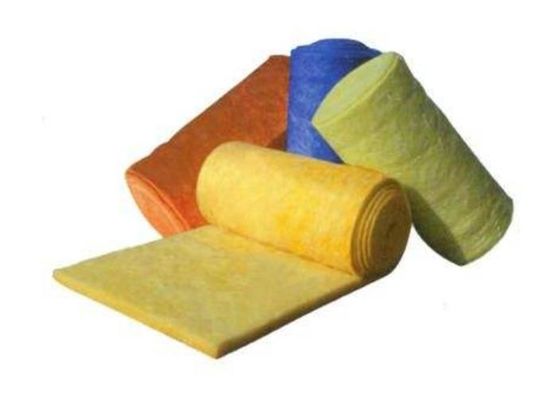 Kedap Suara 100mm Glass Wool Insulation Untuk Bangunan Roof CE Standard